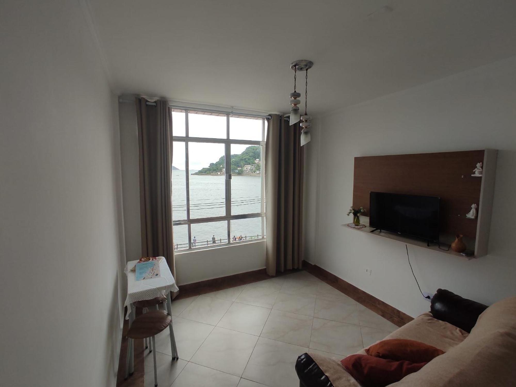 Apartamento Vista Ao Mar Apartment Sao Vicente  Luaran gambar